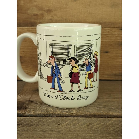 Vintage Nine O'clock Drag - Five O'clock Dash by Mugs - Hallmark Cards - Picture 2 of 9